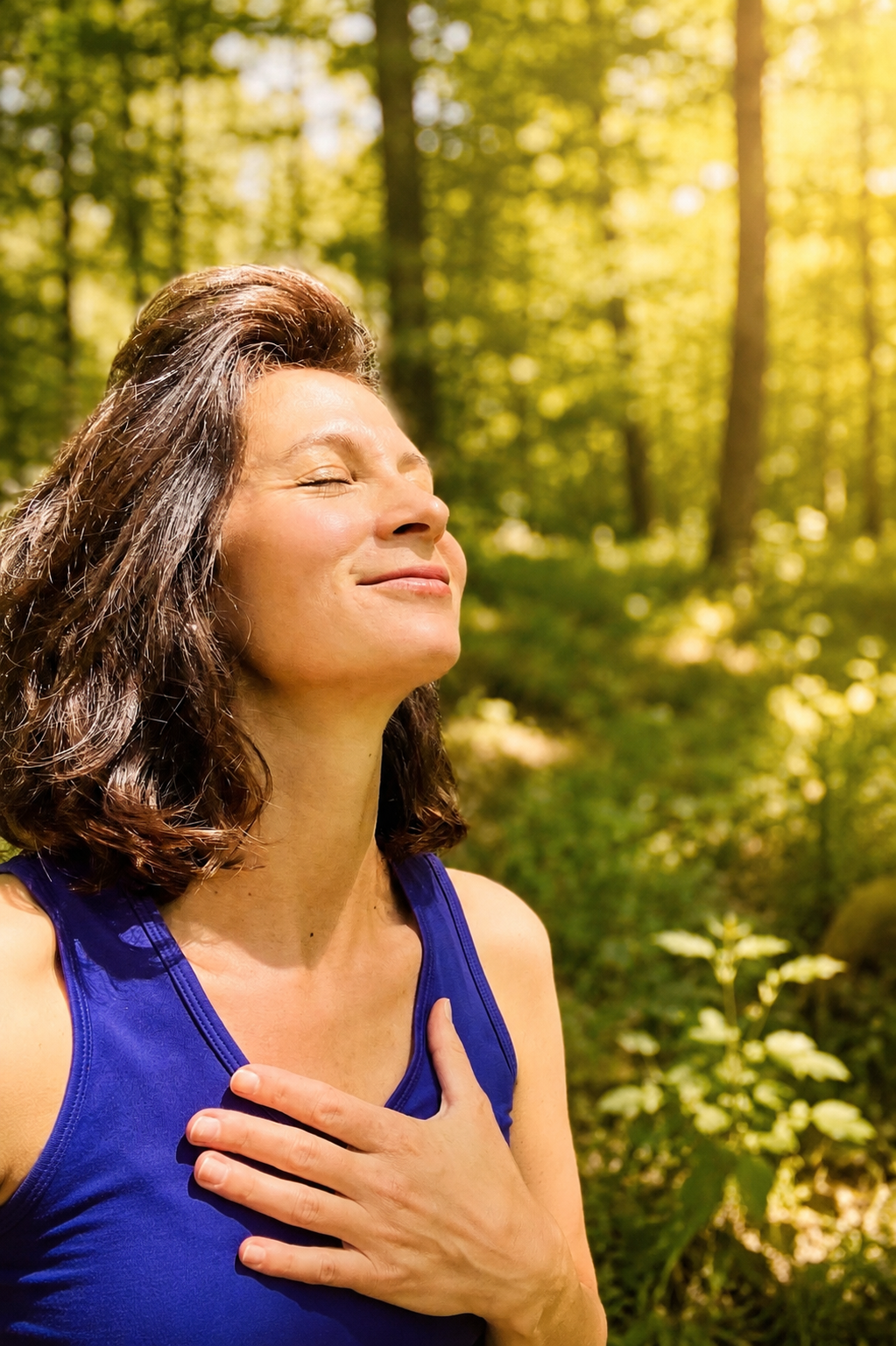 Body Reset ankommen Wald bild